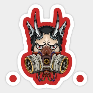 Devil mask Sticker